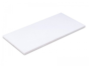 Фарфоровая плитка глазурованная 12,5х25 см, белая противоскользящая